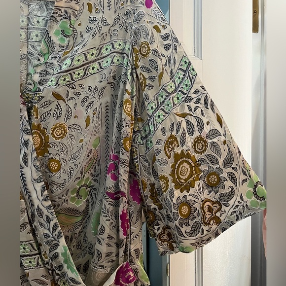 Silk Wrap Blouse by Floreat for Anthropologie - Picture 7 of 7